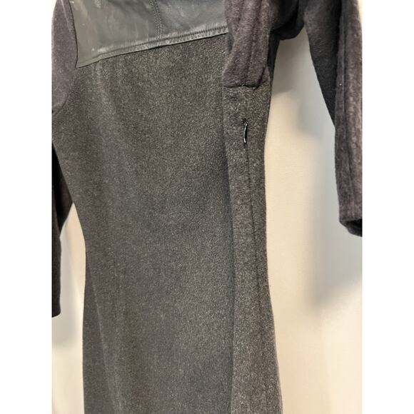 Anthropologie Love & Liberty | 100% Wool Midi Sheath Fall Dress Gray -Size 6 - Picture 4 of 6